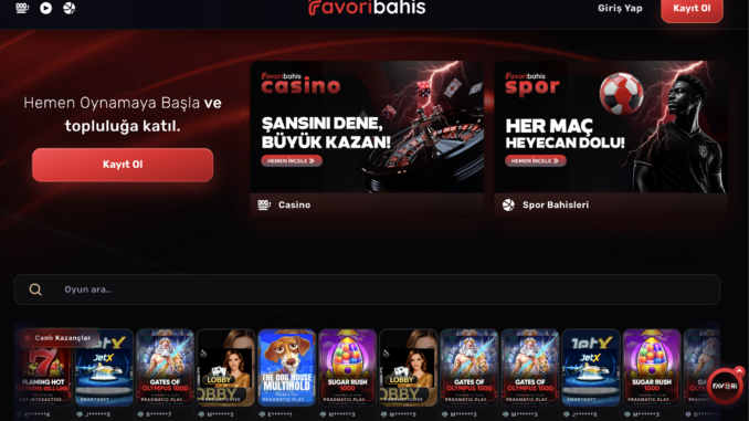 Favoribahis TV Canlı Maç İzle
